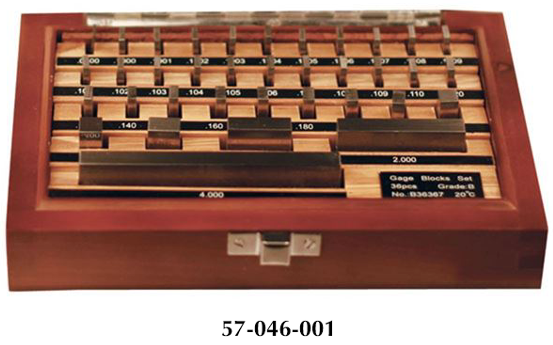 Precise 36 Piece .05" thru 4" Grade B Precision Gage Block Set PG36
