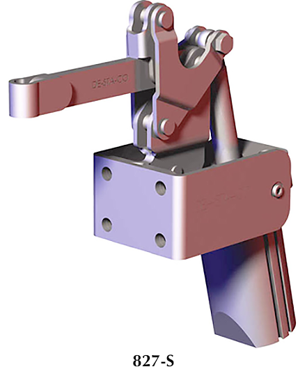 DE-STA-CO 817 Pneumatic Hold Down Clamp – Air-Actuated, Heavy-Duty & Portable For Quick Fixing