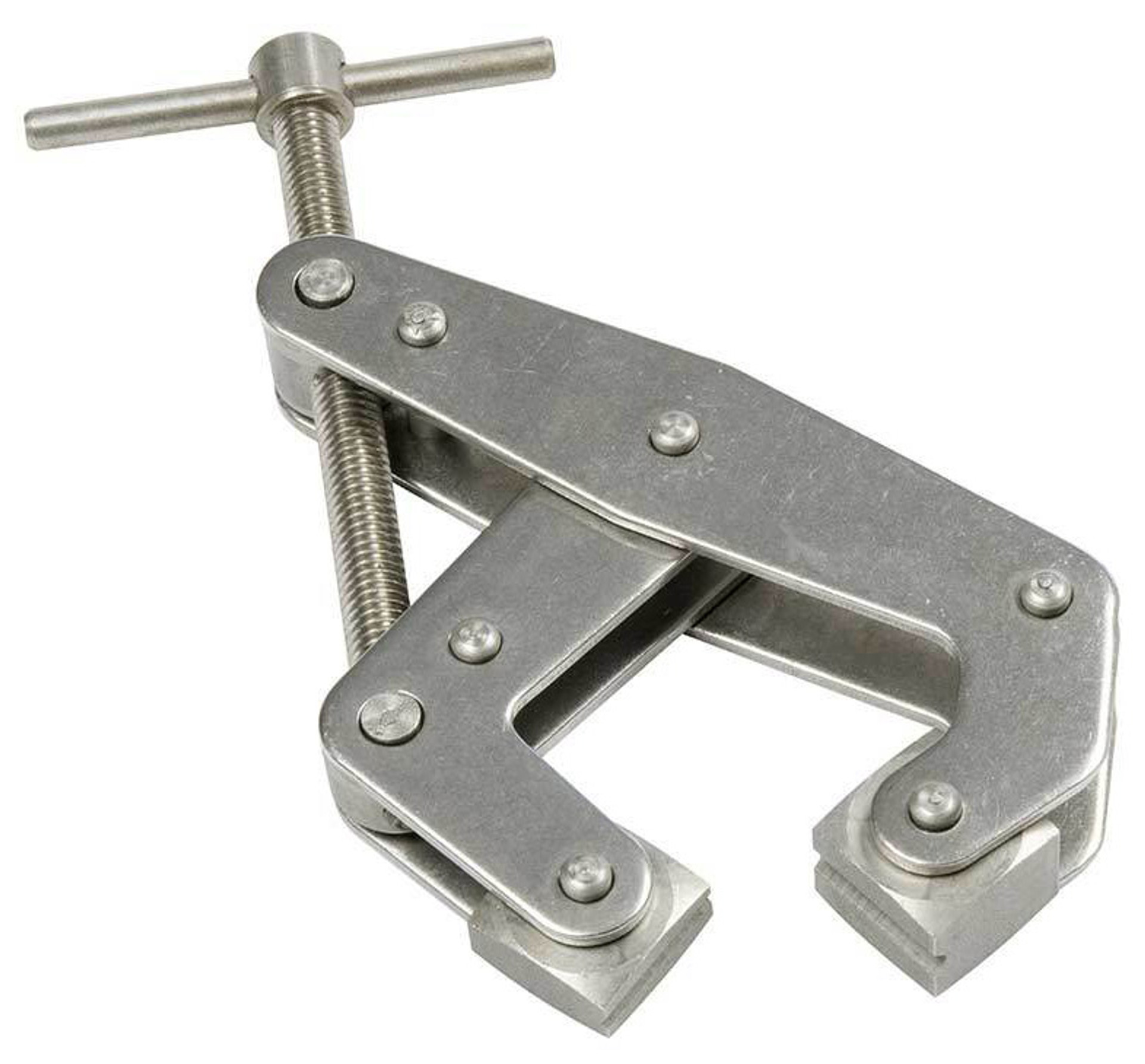 Kant Twist Cantilever Clamp, Stainless Steel w/ WeaverGrip, 3" Jaw