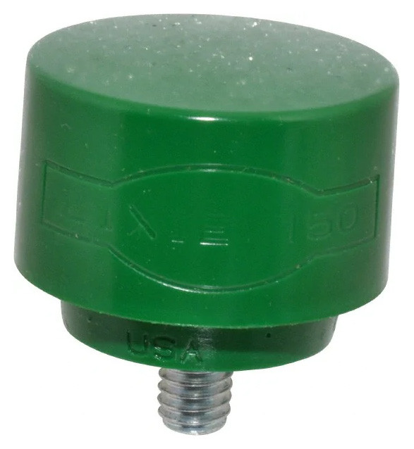 Lixie Replacement Hammer Tip 150M, Green Medium Face, 11/2" Diameter