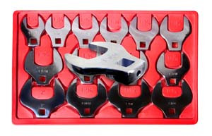 V8 Tools 14 Piece SAE Jumbo Crowfoot Wrench Set VT7814 Penn Tool Co
