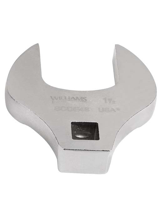 Williams 10831 1/2-Inch Open End Drive Crowfoot Wrench – 2-1/4-Inch, High Polished Chrome, Anti-Slip Design