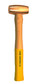 Cook NonSparking Copper Hammer, 2 lb. CHC804 Penn Tool Co., Inc