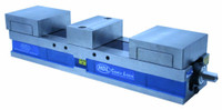 Kurt 4" HDL AngLock Manual Vise (Metric) with Cast Jaw Kit - HDLM4C