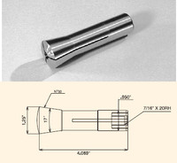 Bison R8 Precision Collets (Metric)