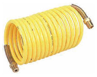 1/4''×10ft Recoil PU Air Hose, Air Compressor Hose with Swivel