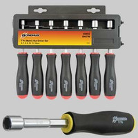 Bondhus Hollow Shaft Nut Drivers BNX7M, 7pc Metric Set, 6 - 12mm - 48492