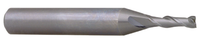 Nachi 2 Flute M42 8% Cobalt Metric Single End Mill, 1.5mm Size, 6mm Shank Diameter, 3mm Length of Cut, 50mm OAL