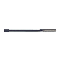 Precise 4 Flute H.S.S. Metric Plug Style Long Pulley Tap, 6mm x 1.00mm Thread Size, D5 D Limit, 1" Thread Length