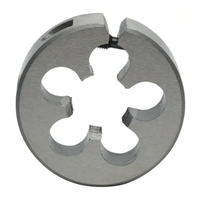 Precise Right Hand  Metric H.S.S. Adjustable Round Split Die, 14mm-1.00mm Thread Size, 1-1/2" O.D.