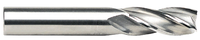 M.A. Ford 2 Flute Metric Micrograin Solid Carbide Single End Mill, 3mm Size, 3mm Shank Diameter, 12mm Length of Cut, 38mm Overall Length