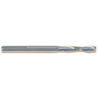 Rushmore USA 2 Flute Metric Micrograin Solid Carbide Single End Mill, 8mm Size, 8mm Shank Diameter, 20mm Length of Cut, 63mm Overall Length