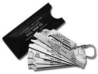 G.A.L. Gage 7 Piece Fillet Weld Set Metric - GAL-8C
