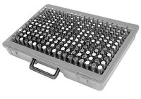 Precise 250 Piece Metric 5.00-9.98mm Steel Pin Gage Set - 4101-1014