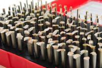 Precise 23.74-25.40mm Minus, Class ZZ Steel Metric Pin Gage Set - 303-528M