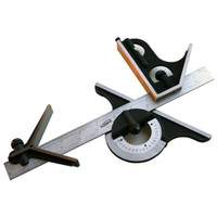iGaging 12"/300mm 4 Piece Precision Combination Square Set - 34-212-4EM