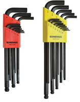 Bondhus 21 Piece Inch/Metric Ballend L-Wrench Set 20196