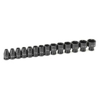 Grey Pneumatic 1/4" Surface Drive 14 Piece Standard Metric Set - GY9714M
