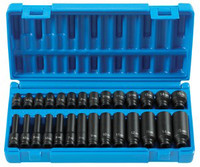 Grey Pneumatic 1/4" Drive 28 Piece Impact Metric Master Set - GY9728M