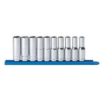 GEARWRENCH 10 PC.1/2"DR. 6PT.Deep Metric Socket Set - KD80704