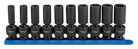 GEARWRENCH 10 Pc. 3/8" Drive 6 Point Metric Deep Universal Impact - KD84924N