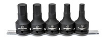 GEARWRENCH 5 Pc. 3/4" Drive Metric Hex Impact Bit Socket Set - KD84968