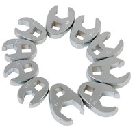 Sunex 10 Piece Metric Flarenut Style Crowsfoot Wrench Set - SU9710M