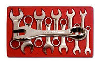 V8 Tools 10 Piece Metric Stubby Combination Wrench Set - VT8910