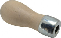 Set Of 3 Lutz SKROO-ZON T-8 File Handles – Made In USA, Fits 14-Inch Files, Steel & Wood Construction