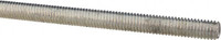 Value Collection M8x1.25 x 1m Steel Metric Threaded Rod Right Hand Thread, Zinc Plated Finish, UNC 2373 - 04354924
