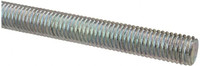 Value Collection M10x1.5 x 1m Steel Metric Threaded Rod Right Hand Thread, Zinc Plated Finish, UNC 2376 - 04354932