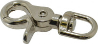 Value Collection 2-1/4" Long Swivel Eye Trigger Snap Zinc Alloy with 3/8" Snap Opening 67791087 - 67791087