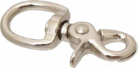 Value Collection 2-5/8" Long Swivel Eye Trigger Snap Zinc Alloy with 3/8" Snap Opening 67791145 - 67791145