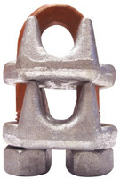 CM 5/8" Piggyback Wedge Socket Clip 9/16-12, 1.31" Between Centers, Galvanized M251D - 34961482