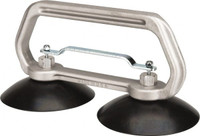 Made in USA 75 Lb. Capacity Heavy Duty Double Cup Sheet Metal Lifter with Release Trigger 10 Inch Handle Length and 5 Inch Cup Diameter A6541 - 89830913
