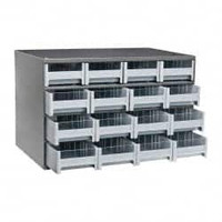 Bayhead Products - 6 Compartment Black Small Parts Assembly Tray