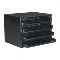 Quantum Storage PDC-18BK Small Parts Organizer 15 Inch By 6-1/4