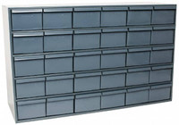 Akro-Mils - 20 Drawer, Small Parts Modular Steel Frame Storage Cabinet