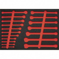 Proto Tool Box Case & Cabinet Inserts, Type: Foam Insert, For Use With:  J54132, Material Family: Foam, Width (Inch): 11, Depth (Inch): 16, Height  (Inch): 1-1/4 J54132F - 38525325 - Penn Tool Co., Inc