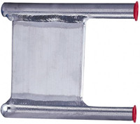 CP10G14 Aluminum Cold Plate with 4-Pass Copper tube, straight