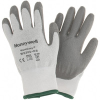 Perfect Fit Size XS, ANSI Cut Lvl 3, Abrasion Lvl 4, Cut Resistant Gloves Palm Coated, White/Gray WE300-XS - 52607058