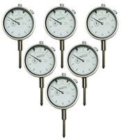 iGaging 0-1" White Dial Face Premium Dial Indicator 6-Pack - 400-001-6