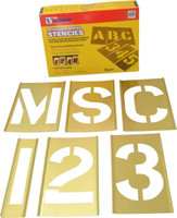 C.H. Hanson Brass 92 Piece Letter & Number Set 2-1/2 10152