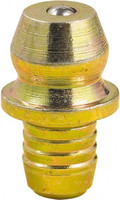 LuMax 0° Head Angle, 3/16 Drive-In Steel Drive-In Grease Fitting Zinc Plated Finish LX-3505-10 - 48925721