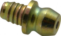 PROLUBE Straight Head Angle, 3/16 NPT Steel Drive-In Grease Fitting 7.94mm Hex, 13.1mm Overall Height, 6.35mm Shank Length, Zinc Plated Finish GFT/DF/3-16-100 - 08060824