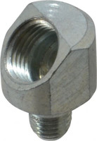 PROLUBE 45° Head Angle, 1/4-28 NPT Steel Grease Fitting Adapter 1/4" Hex ADPR4514M18FST5 - 85062354