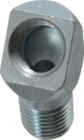 PROLUBE 45° Head Angle, 1/8-27 NPT Steel Grease Fitting Adapter 1/2" Hex ADPS451-8M1-8F5 - 85062362