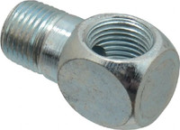 PROLUBE 90° Head Angle, 1/8-27 NPT Steel Grease Fitting Adapter 1/2" Hex ADPS9018M18FST5 - 85062388
