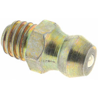 Value Collection Straight Head Angle, M6x1 Taper Thread Grease Fitting Zinc Plated Finish BDNA-MP7604-52 - 61841987
