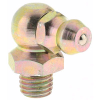 Value Collection 90° Head Angle, 1/4-28 Taper Thread Grease Fitting Zinc Plated Finish BDNA-MP7582 - 61842381